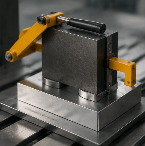 Imán grande para sujeción y fijación industrial