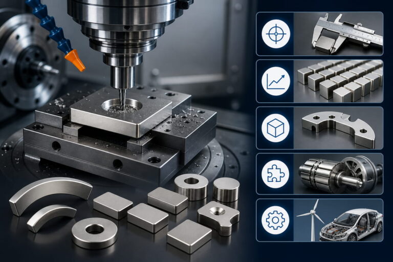 Ventajas del mecanizado CNC de imanes