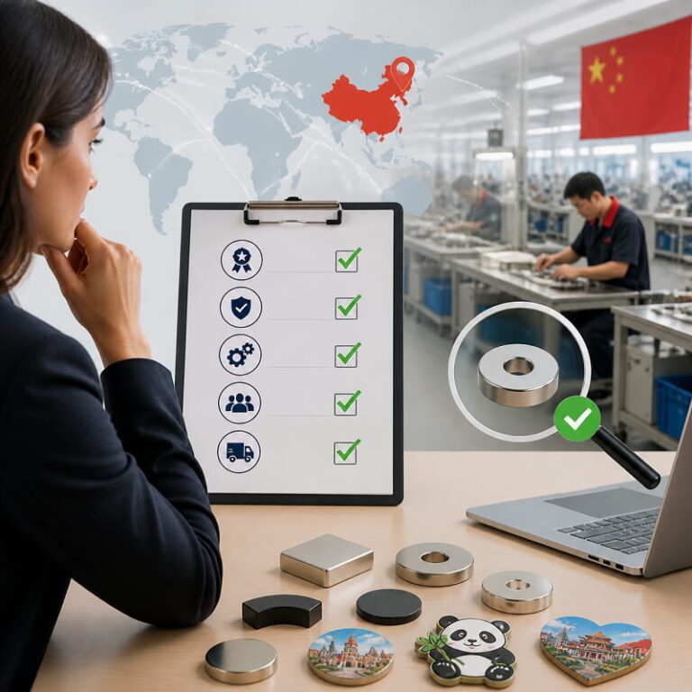 Elige un proveedor de imanes personalizados en China