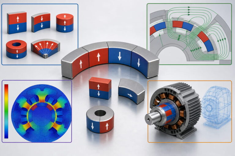 Asistencia técnica para la magnetización de imanes NdFeB a medida