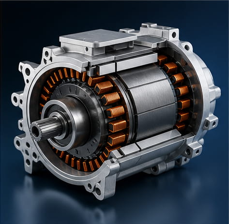 Motores de tracción para vehículos eléctricos