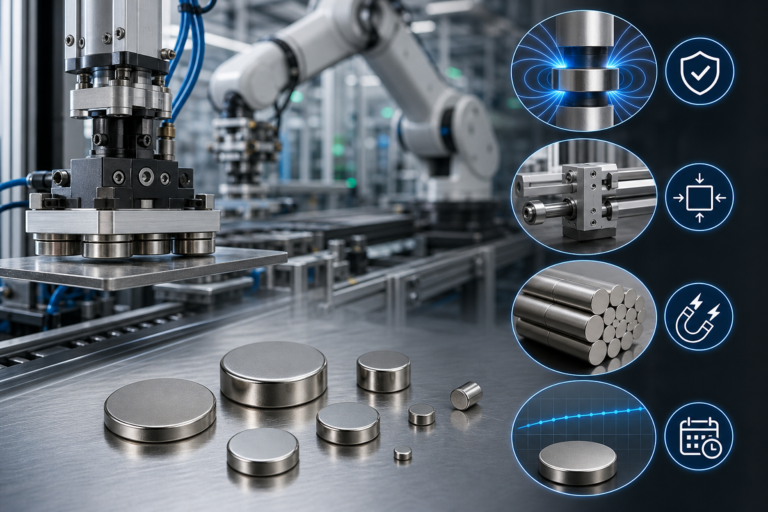 Ventajas técnicas de los imanes para la automatización industrial