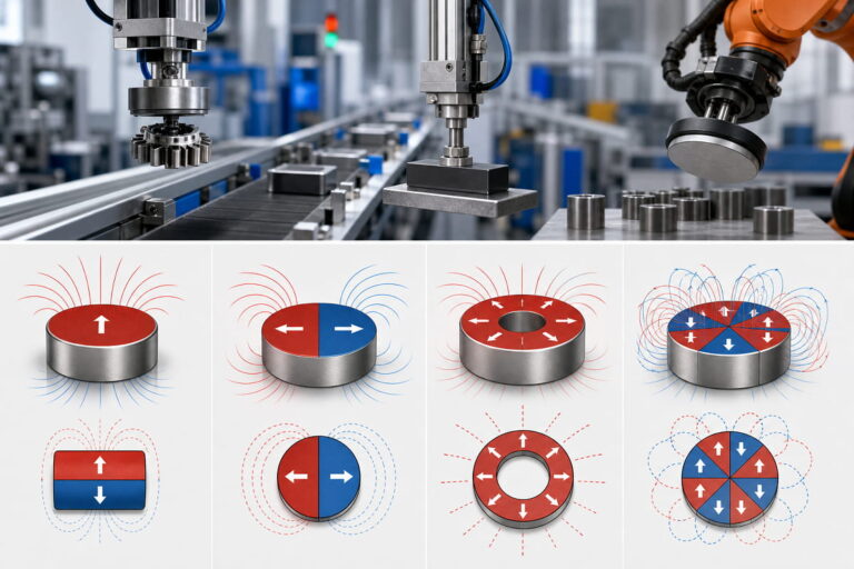 Automatización industrial. Magnetización personalizada de imanes