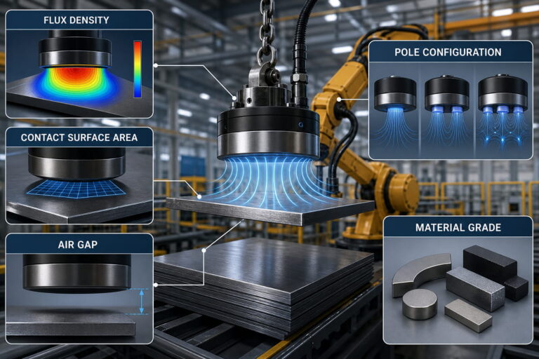 Factores clave de ingeniería de los imanes para la automatización industrial