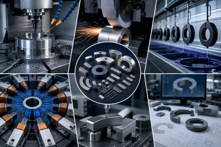 Capacidades de fabricación de imanes para la automatización industrial