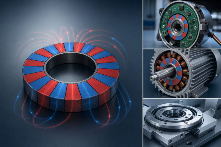 Magnetización multipolar de un imán