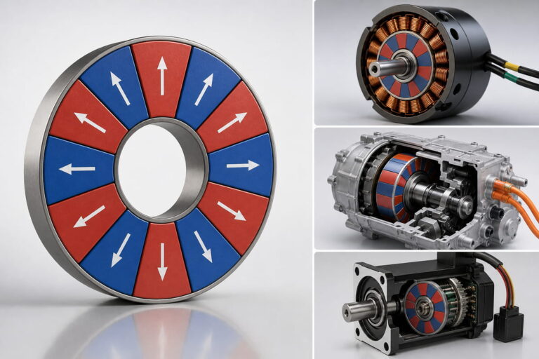 Imán con magnetización radial
