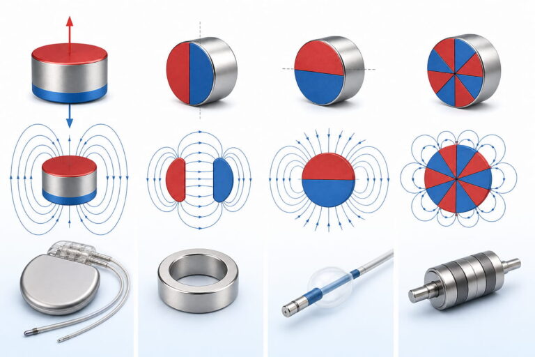 Imán médico con magnetización personalizada