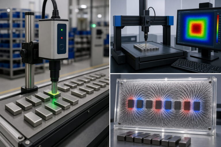 Equipos de inspección para la fabricación de imanes de NdFeB
