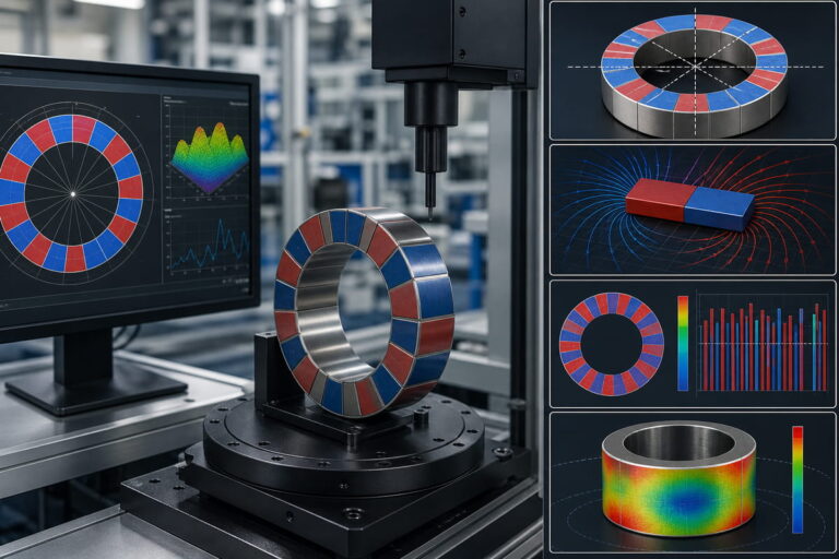 Fabricación de imanes de NdFeB: aspectos clave de la inspección para la verificación de la magnetización