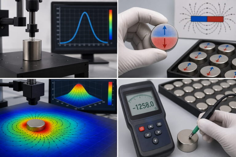 Capacidades de inspección de la calidad de la magnetización de los imanes de neodimio