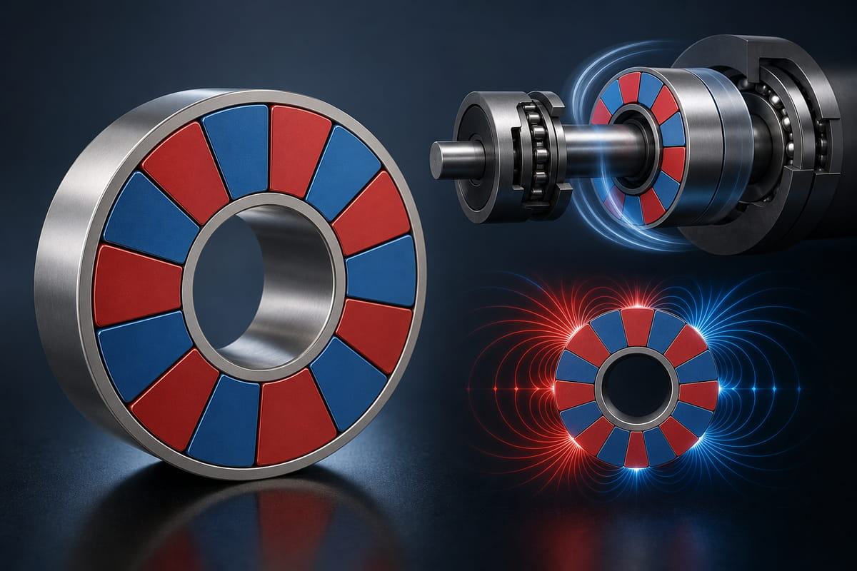 Características principales de la magnetización multipolar de los imanes de neodimio