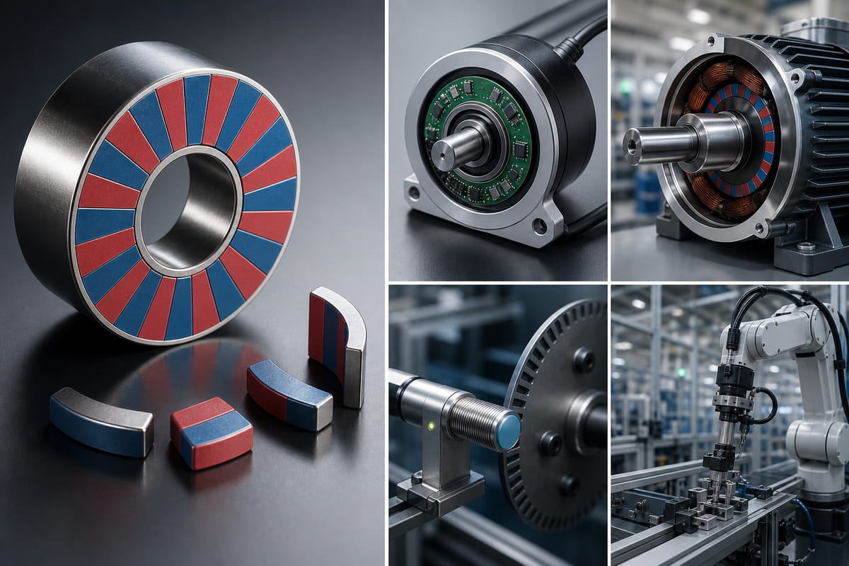 Imán de neodimio: magnetización multipolar. Aplicaciones típicas