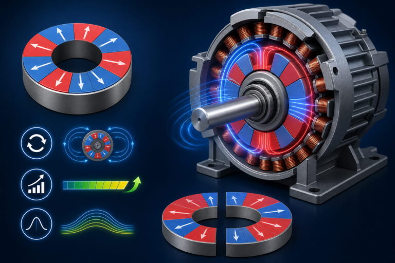 Ventajas de la magnetización radial de los imanes de neodimio