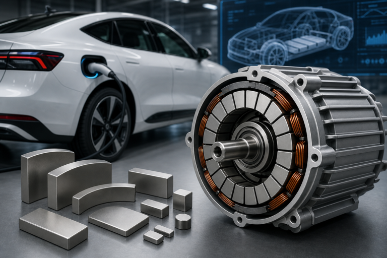 Imanes de neodimio para motores de vehículos eléctricos