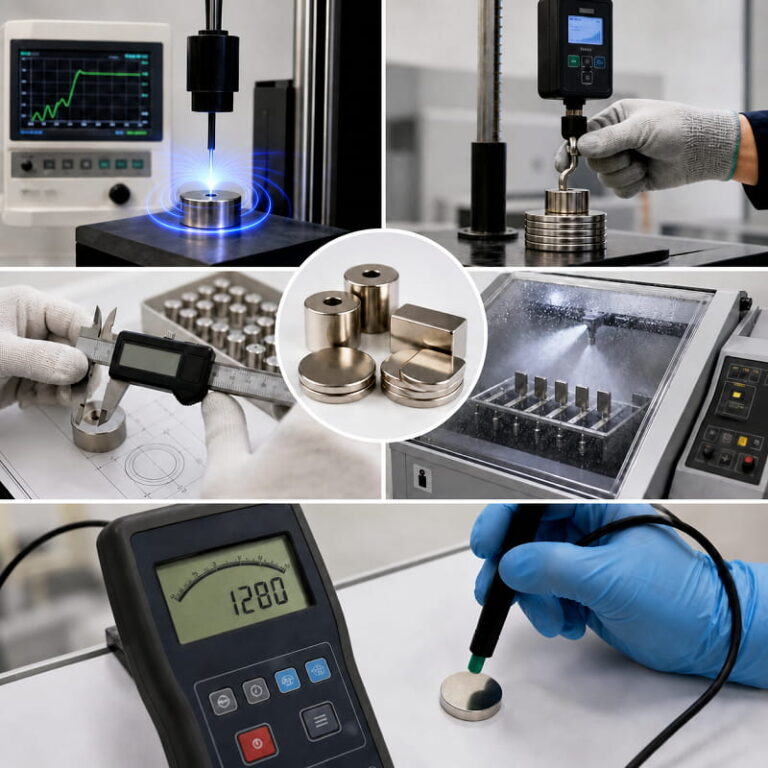 Nuestras capacidades de inspección de imanes de neodimio