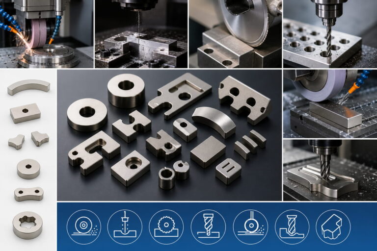Mecanizado CNC de precisión para imanes de NdFeB: capacidades de mecanizado