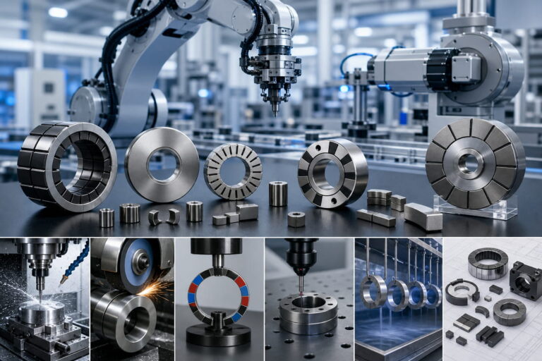Capacidades de fabricación de imanes para robótica