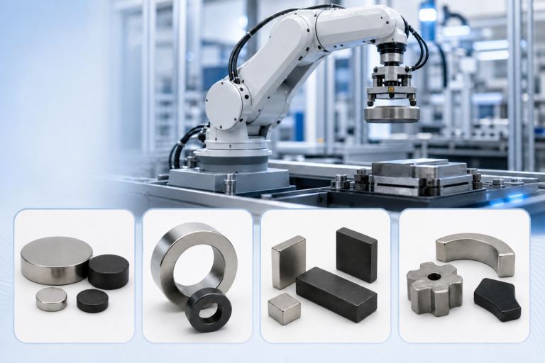 Productos magnéticos habituales para robótica y automatización