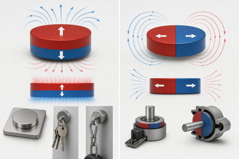 Opciones de magnetización de los discos magnéticos