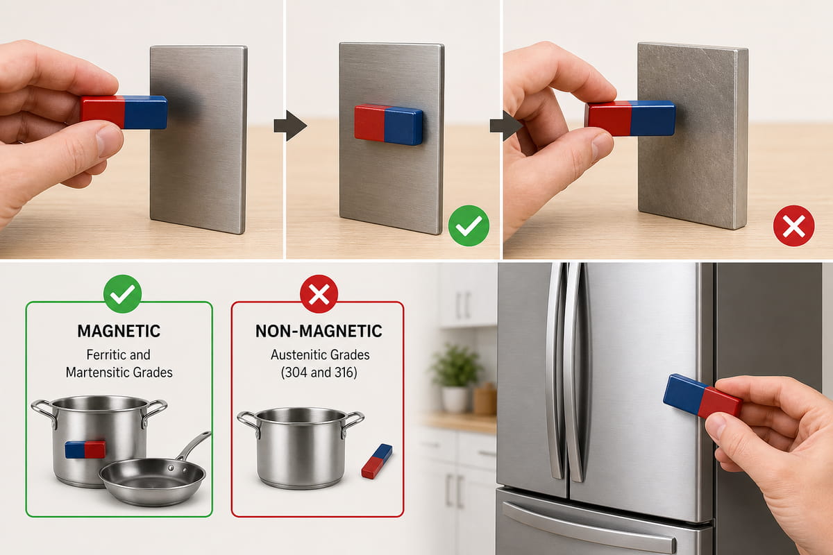 Cómo comprobar si un metal es magnético