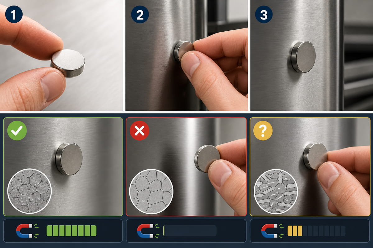 Cómo comprobar la calidad de tu acero inoxidable