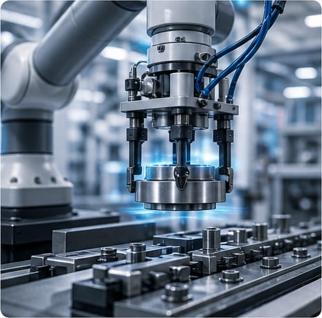 Imanes de neodimio utilizados en robótica y automatización