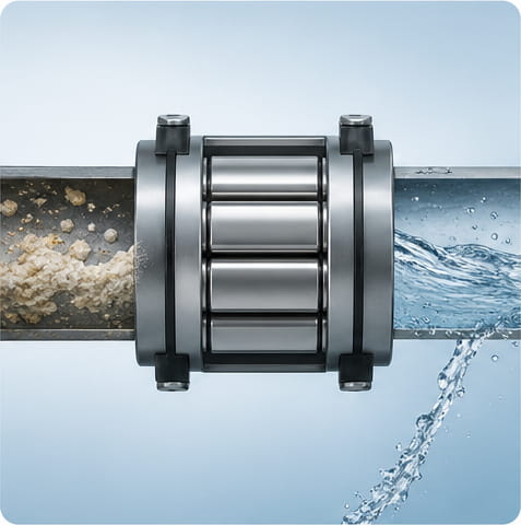 Imanes de neodimio utilizados en el tratamiento del agua