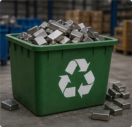Reciclaje y tratamiento de chatarra