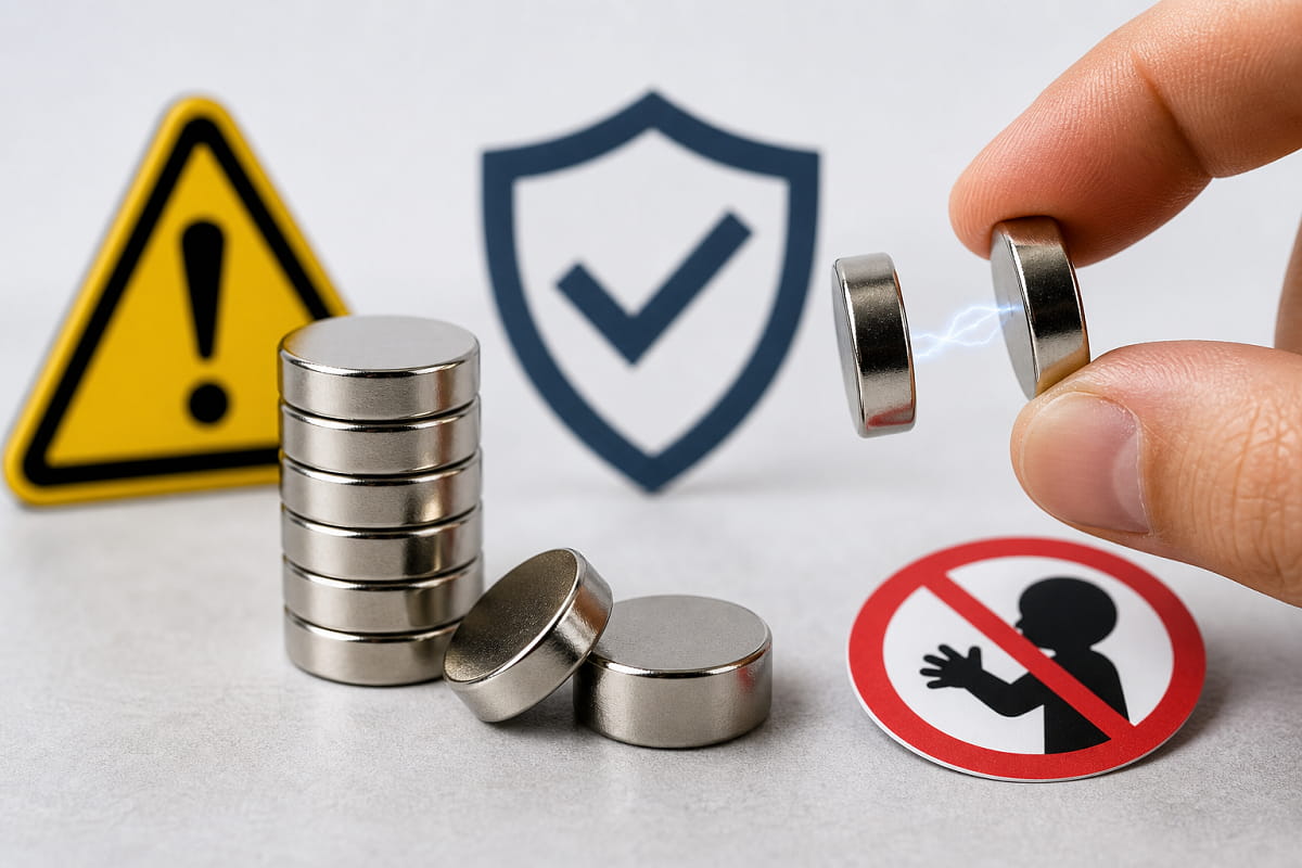 ¿Son seguros los imanes de neodimio?