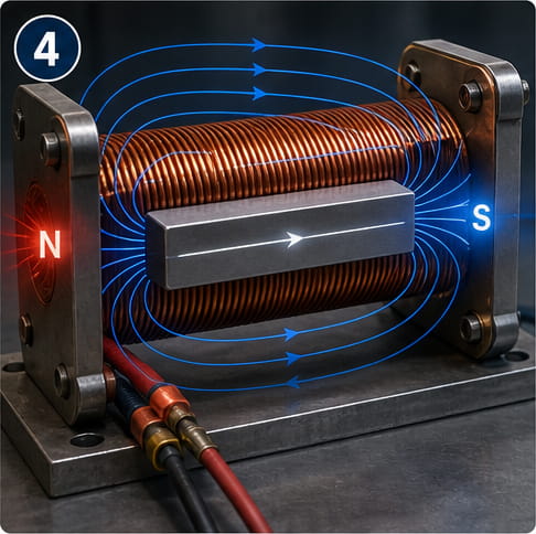 Magnetización de una barra magnética