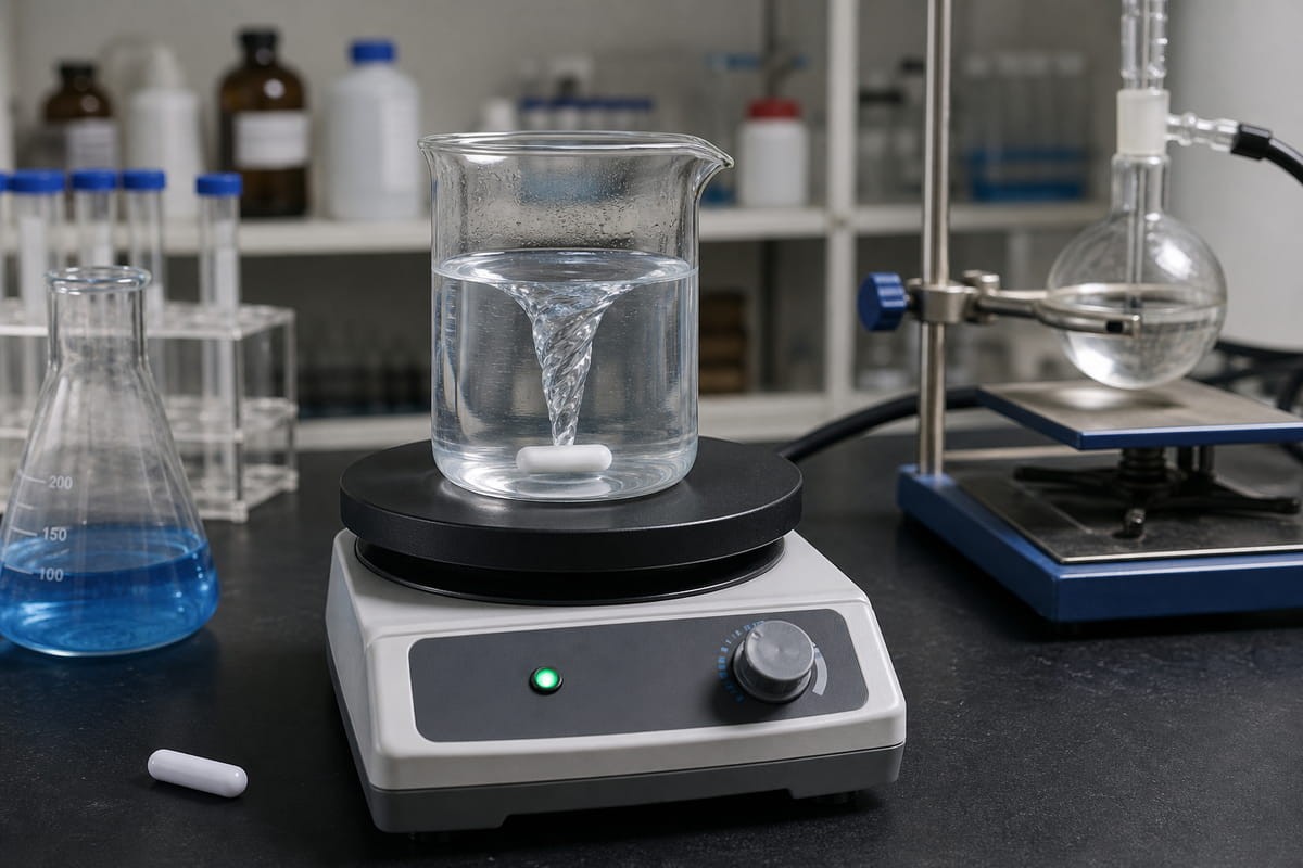 Imanes en barra utilizados para agitadores de laboratorio
