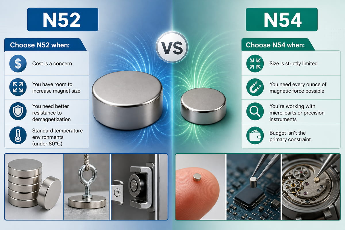 Cómo elegir entre N52 y N54