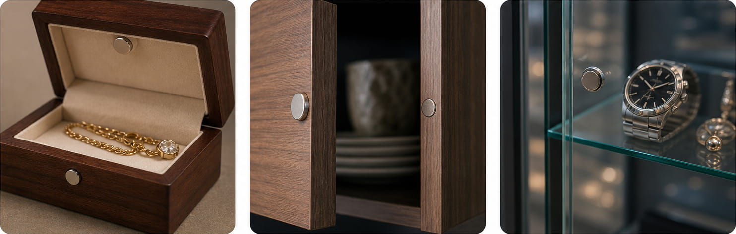 Cierres magnéticos para muebles