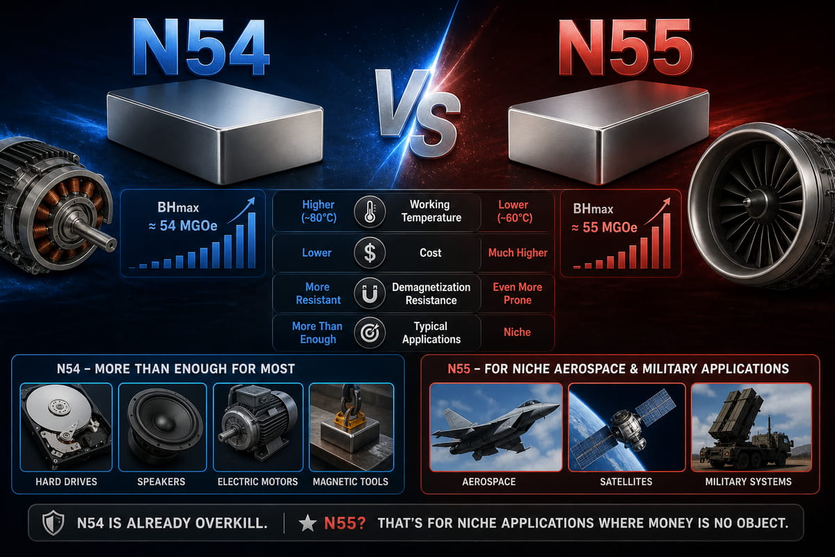 N54 frente a N55: descubre la diferencia
