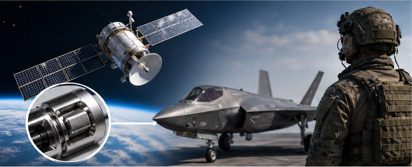 Imán N55 para aplicaciones aeroespaciales y de defensa