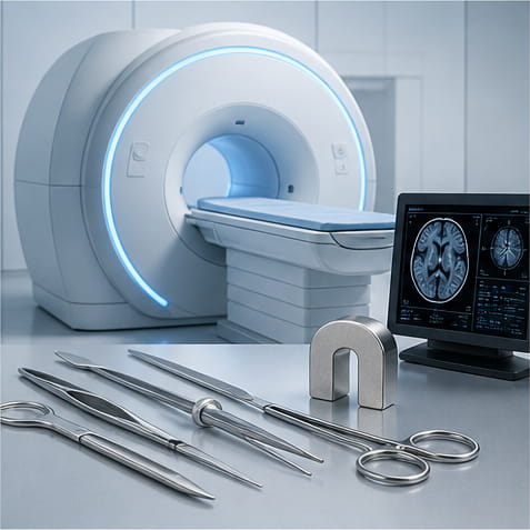 Imán N55 para uso en dispositivos médicos