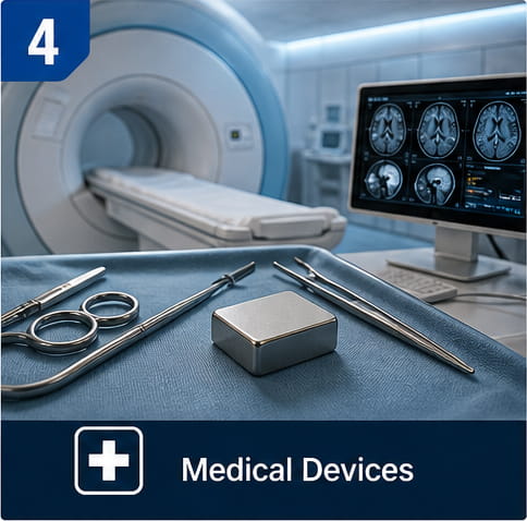 Imán N55 para dispositivos médicos