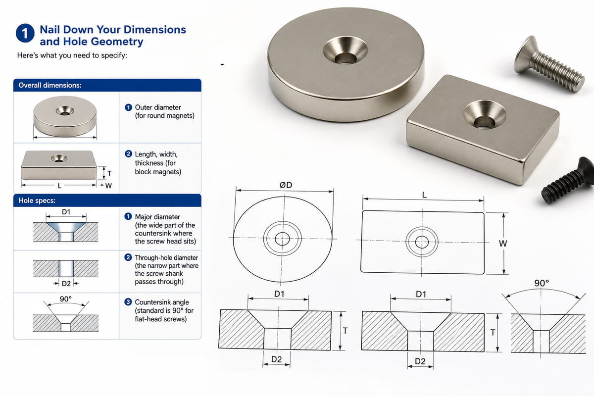 Define con precisión las dimensiones y la geometría de los orificios
