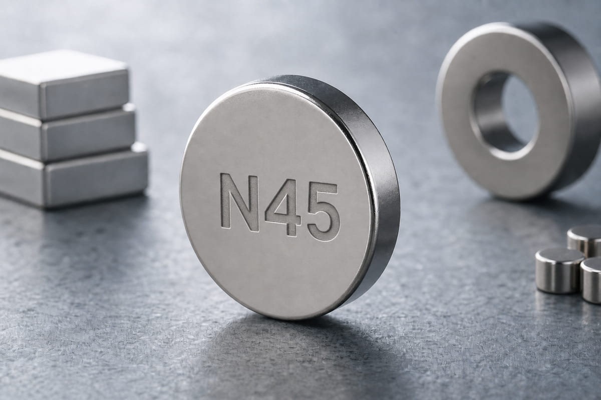 ¿Qué es un imán N45?