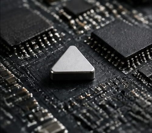 Imán triangular para electrónica y sensores